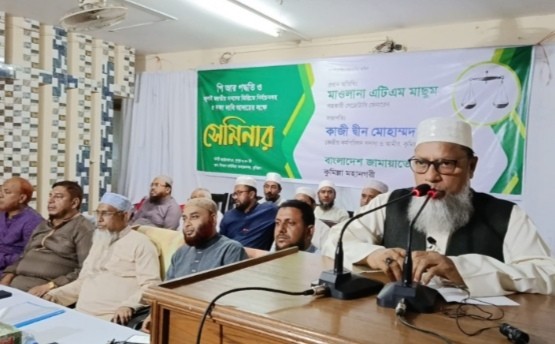 জুলাই সনদ বাস্তবায়ন করে পিআর পদ্ধতিতে নির্বাচন দিতে হবে: কুমিল্লায় এটি এম মাসুম